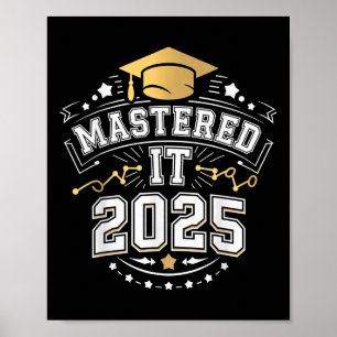 Poster Elle l'a maîtrisé Gif de remise des diplômes de ma