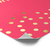 Poster Elle laisse une petite étincelle où qu'elle aille® (Coin)