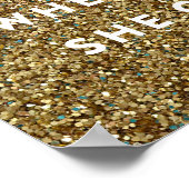 Poster Elle laisse une petite étincelle - Toile Premium (Coin)