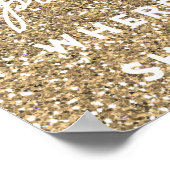 Poster Elle laisse une petite étincelle - Toile Premium (Coin)