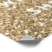 Poster Elle laisse une petite étincelle - Toile Premium (Coin)