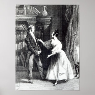 Poster Elle lui a ensuite dit ce que Darcy avait volontai