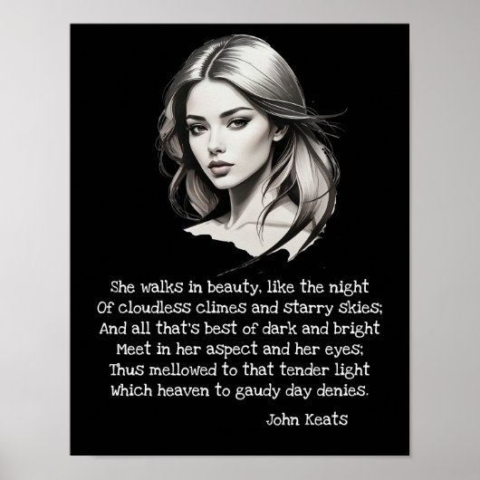 Poster Elle marche dans la beauté (Devant)