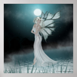 Poster Elle marche sur l'eau - copie/affiche de Fae
