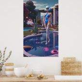 Poster Elle marche sur l'eau (et les cœurs) (Cuisine)