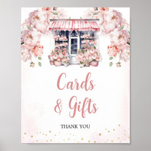 Poster Elle n'est pas au marché des cartes de Fête des ma