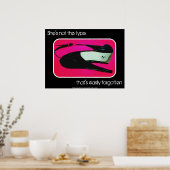 Poster "Elle n'est pas du genre" (Cuisine)