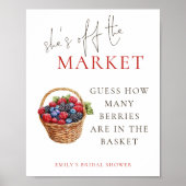 Poster Elle n'est pas sur le marché Devine combien de Fêt (Devant)