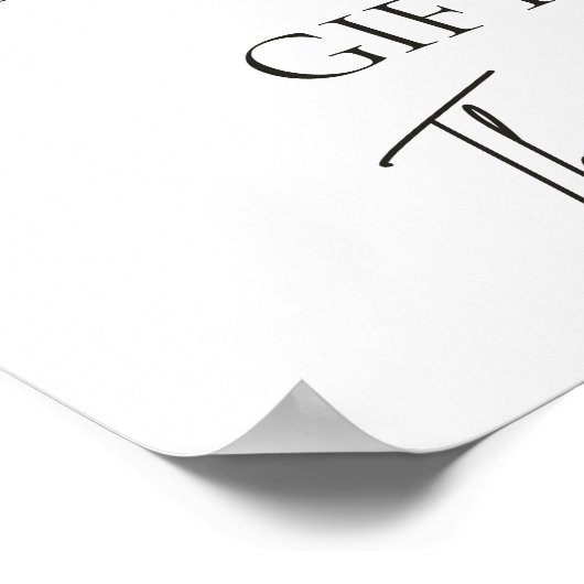 Poster Elle n'est pas sur le marché Floral Script Cards (Coin)