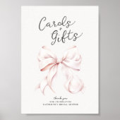 Poster Elle noue les cartes à noeud et les cadeaux Pannea (Devant)