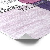 Poster Elle Persistait (Agéisme) 11x14 (Coin)