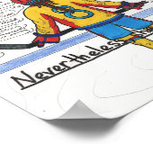 Poster Elle Persistait (Athlète) (Coin)