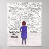 Poster Elle Persistait (Enfant libre) 8,5x11 (Devant)