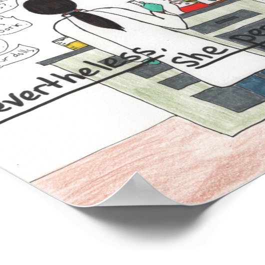 Poster Elle Persistait (STEM) (Coin)