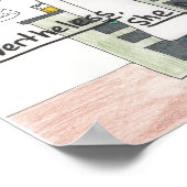 Poster Elle Persistait (STEM), 11x14 (Coin)