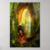 Poster Elle priait avec prière (Devant)