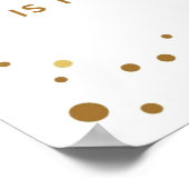 Poster Elle qui Feuille un sentier de Parties scintillant (Coin)