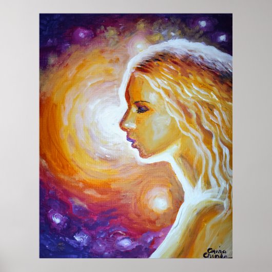 Poster Elle regarde les étoiles (Devant)