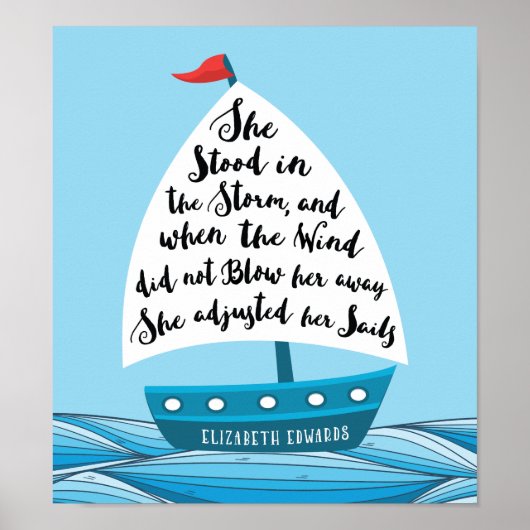 Poster Elle se tenait dans la tempête (Devant)