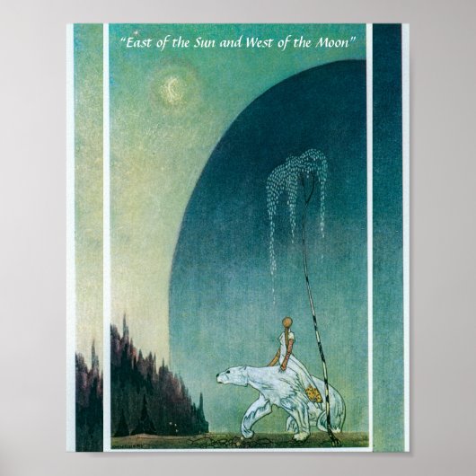 Poster Elle tendit à l'ours Kay Nielsen (Devant)