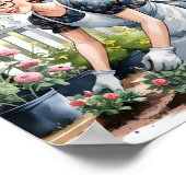 Poster Elle travaille avec Wands Hands Christian Wall Art (Coin)