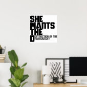 Poster Elle veut le D (Bureau à domicile)