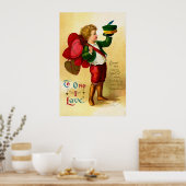 Poster Ellen H. Clapsaddle : Acceptez ce coeur amoureux (Cuisine)