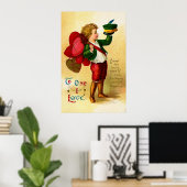 Poster Ellen H. Clapsaddle : Acceptez ce coeur amoureux (Bureau à domicile)