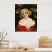 Poster Ellen H. Clapsaddle - Fille de Noël avec cloches (Cuisine)