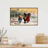 Poster Ellen H. Clapsaddle : Vais-il venir (Cuisine)