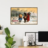 Poster Ellen H. Clapsaddle : Vais-il venir (Bureau à domicile)