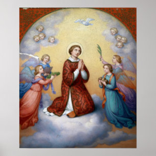 Poster Ellenrieder - Saints Surrounded By Angels