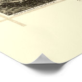 Poster Ellenville, NY Carte panoramique - 1887 (Coin)