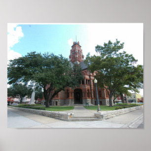 Poster Ellis County Courthouse, Waxahachie, Texas