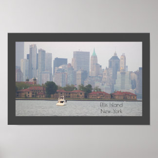 Poster Ellis Island New York