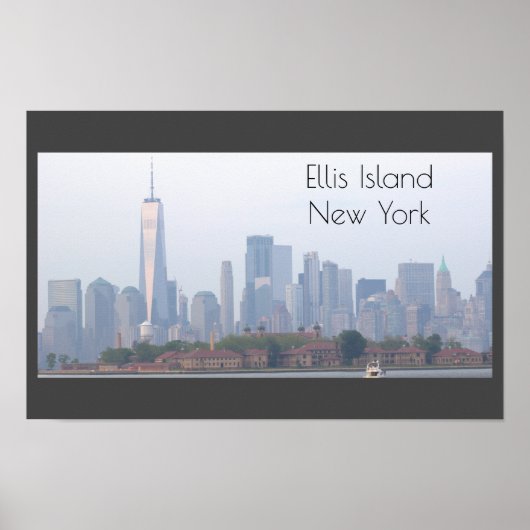 Poster Ellis Island New York (Devant)