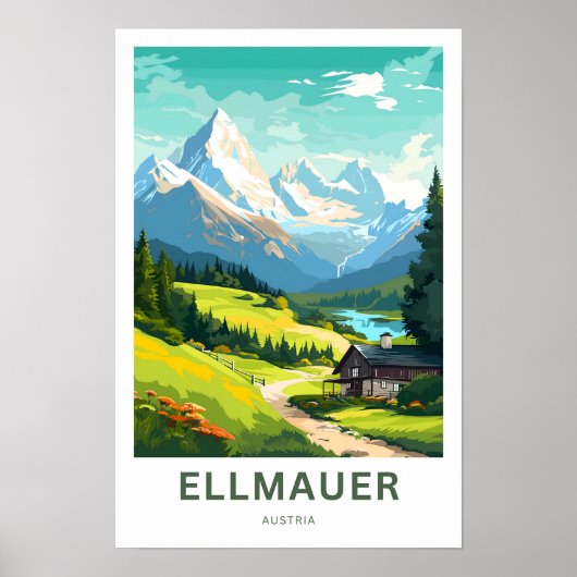 Poster Ellmauer Autriche Imprimer (Devant)