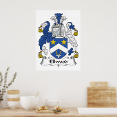 Poster Ellwood Family Crest (Cuisine)