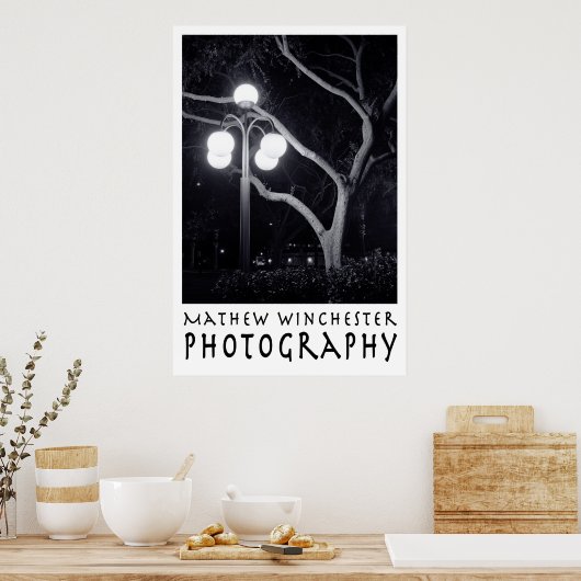 Poster Elm et Lamppost (Cuisine)