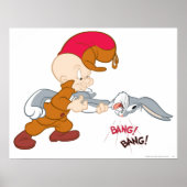 Poster ELMER FUDD™ et BUGS BUNNY™ (Devant)