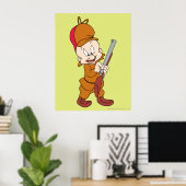 Poster ELMER FUDD™ Prêt à la chasse (Bureau à domicile)
