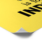 Poster Elmo Alphabet | Je suis bleu (Coin)