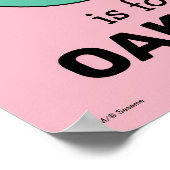 Poster Elmo Alphabet | O Teal (Coin)