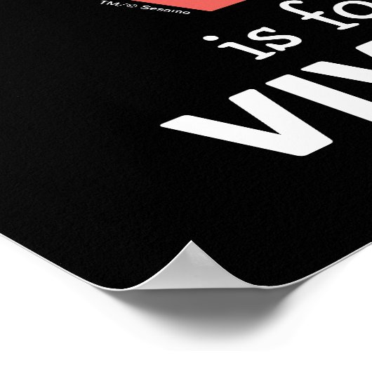 Poster Elmo Alphabet | V Légumes (Coin)