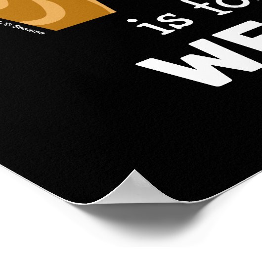 Poster Elmo Alphabet | W Bois (Coin)