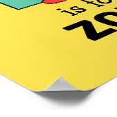 Poster Elmo Alphabet | Z Sarcelle (Coin)