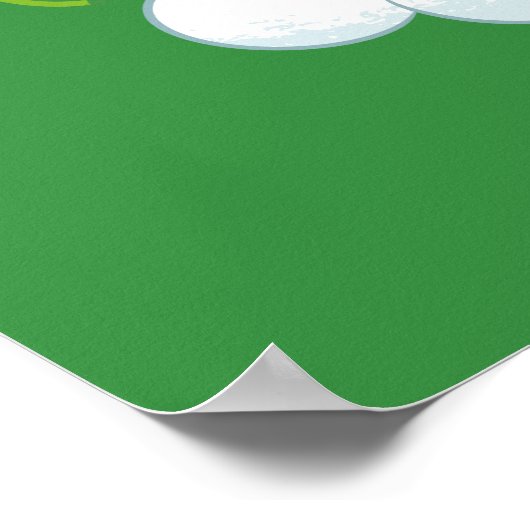 Poster Elmo | Arc en arc-en-ciel shamrock 'n' (Coin)