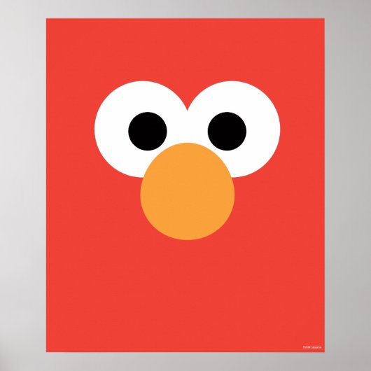 Poster Elmo Big Face (Devant)