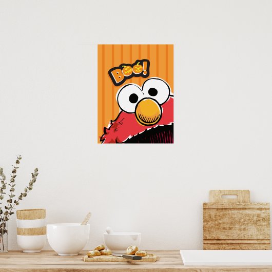 Poster Elmo - Boo ! (Cuisine)