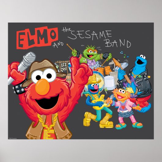 Poster Elmo et le groupe de sésame (Devant)